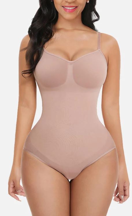 FarmaCell BodyShaper 601B (Nude, S/M) Firm control body shaping panty  girdle with light and refreshing NILIT BREEZE fabric, 100% Made in Italy 